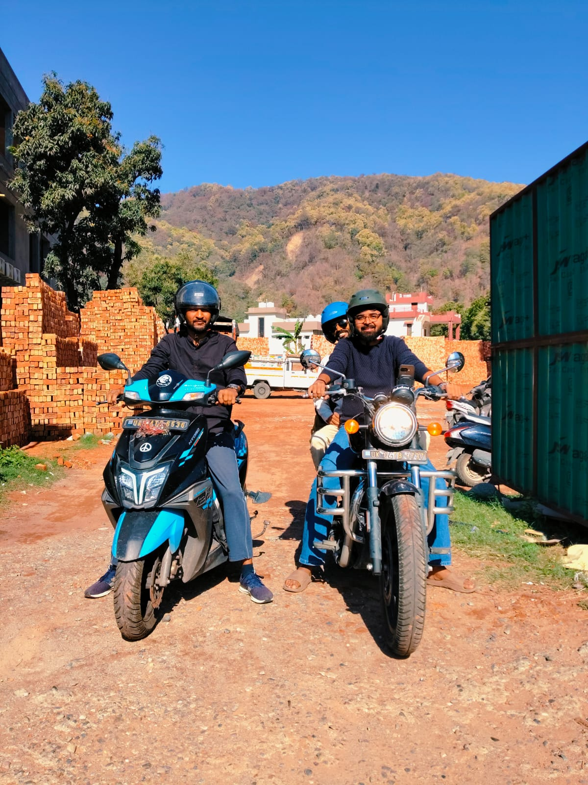 Upgraded Scooty & Royal Enfield Bullet
